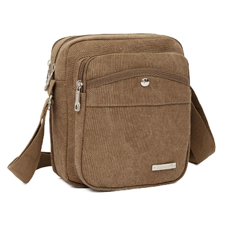 Canvas Button-Top Totes Bag Handbags & Wallets Khaki - DailySale
