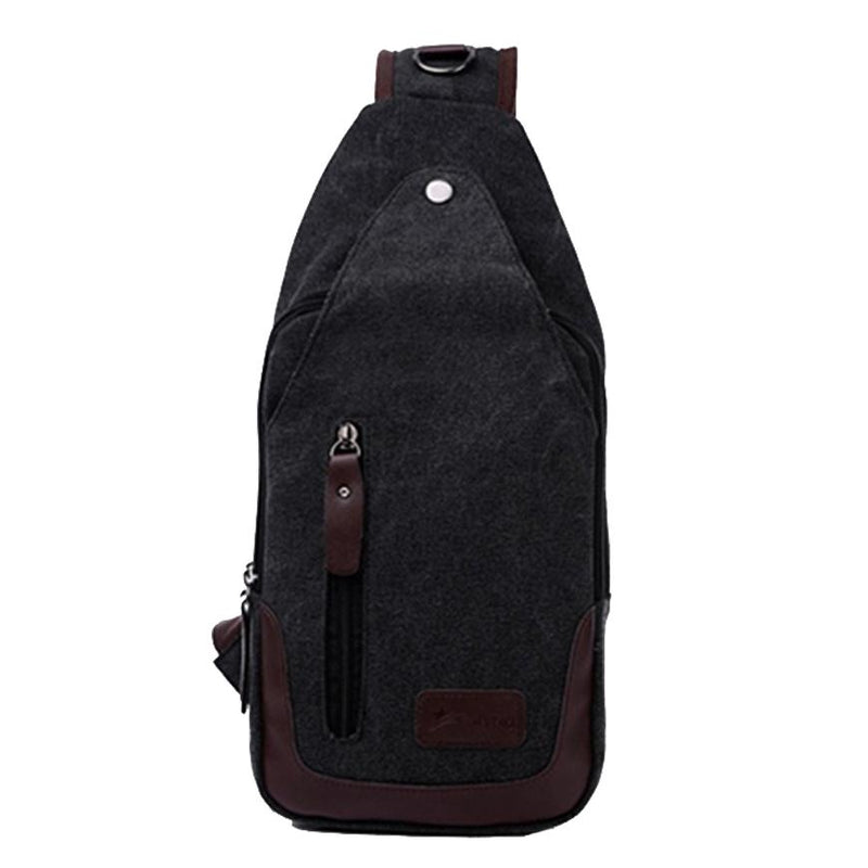 Canvas Shoulder Sling Bag - Assorted Colors Handbags & Wallets Black - DailySale