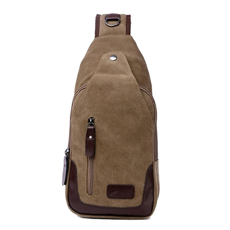 Canvas Shoulder Sling Bag - Assorted Colors Handbags & Wallets Coffee - DailySale