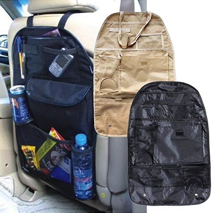 Car Back Seat Hanging Organizer with Cup Holder Automotive - DailySale