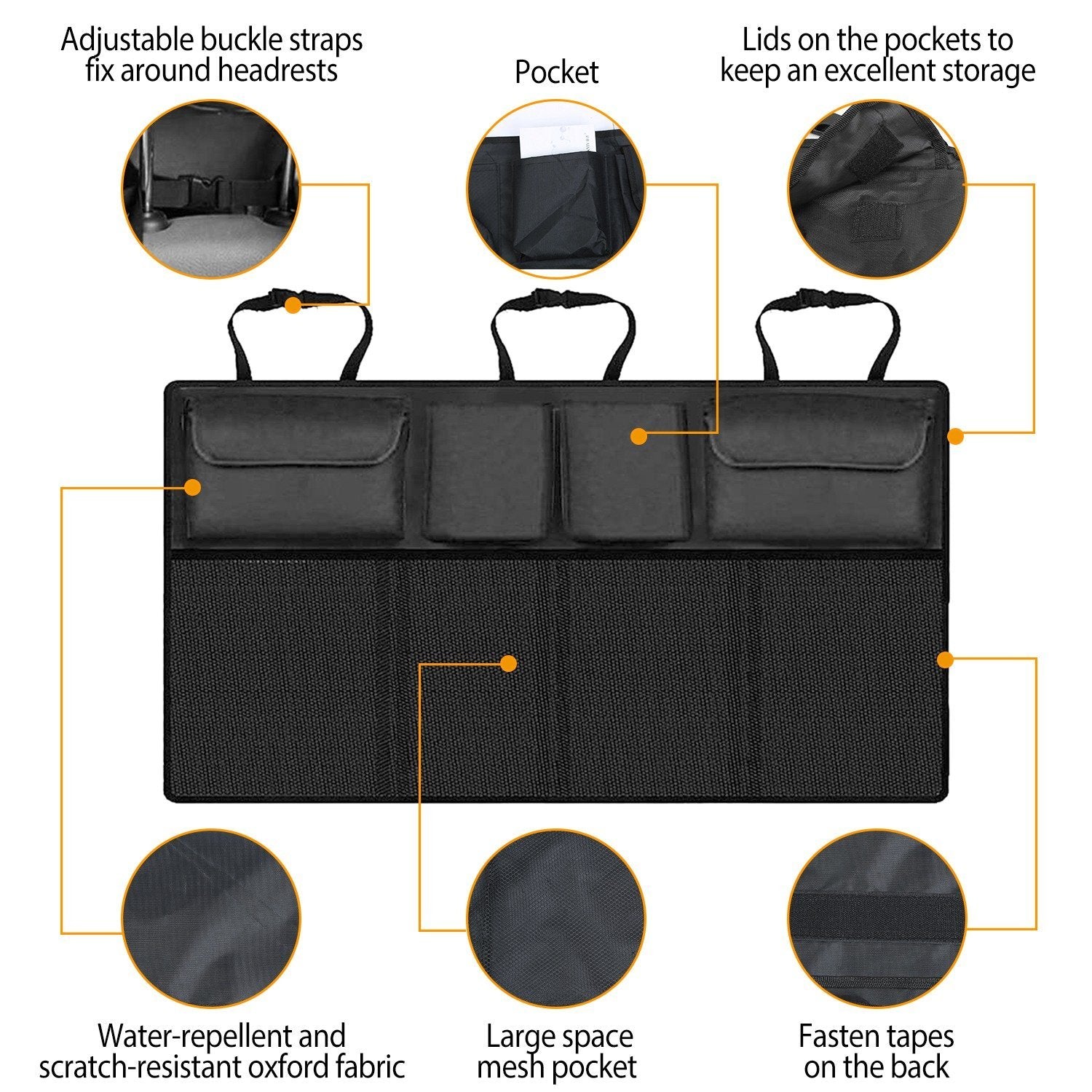 Car Backseat Trank Organizer Automotive - DailySale