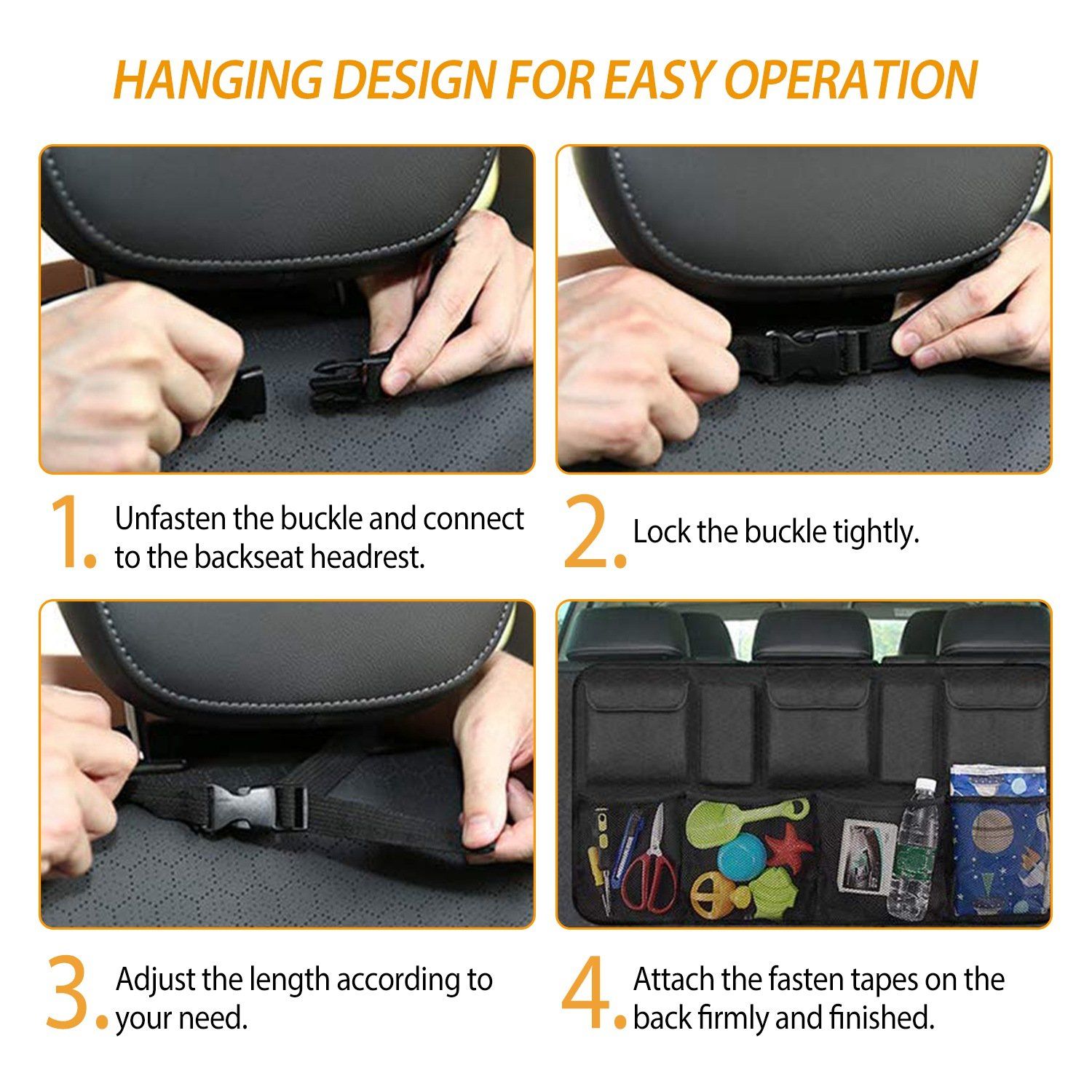 Car Backseat Trank Organizer Automotive - DailySale