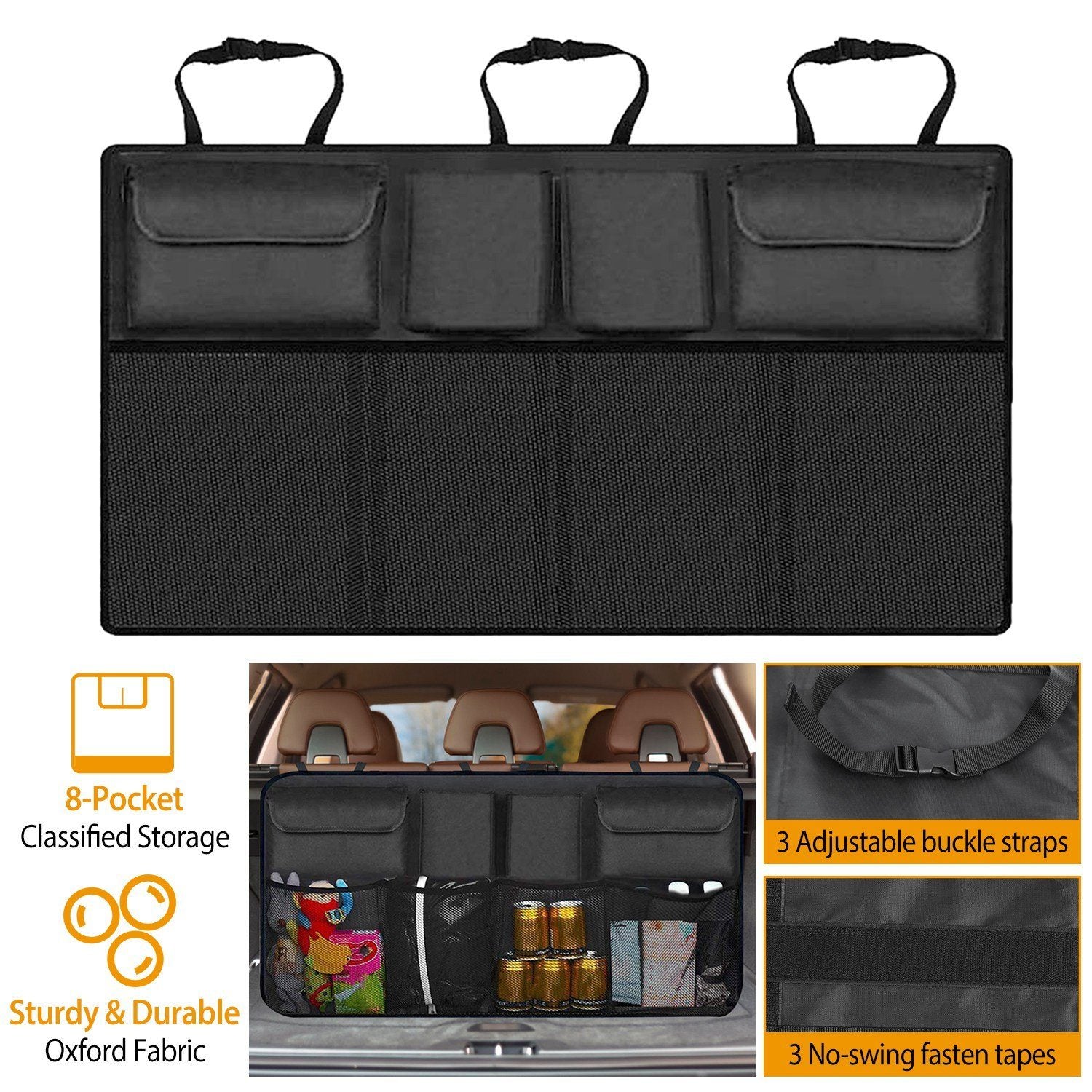 Car Backseat Trank Organizer Automotive - DailySale