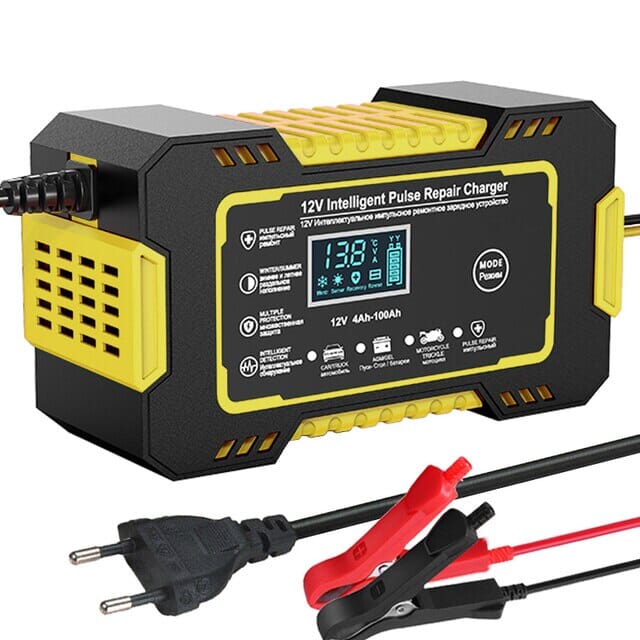 Car Battery Fast & Efficiently Charger Automotive Yellow - DailySale