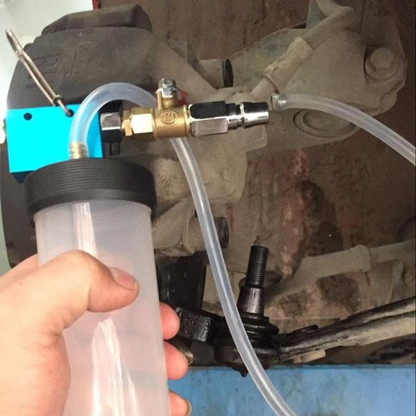 Car Brake System Fluid Bleeder Kit Hydraulic Clutch Oil Exchange One Man Tool Automotive - DailySale