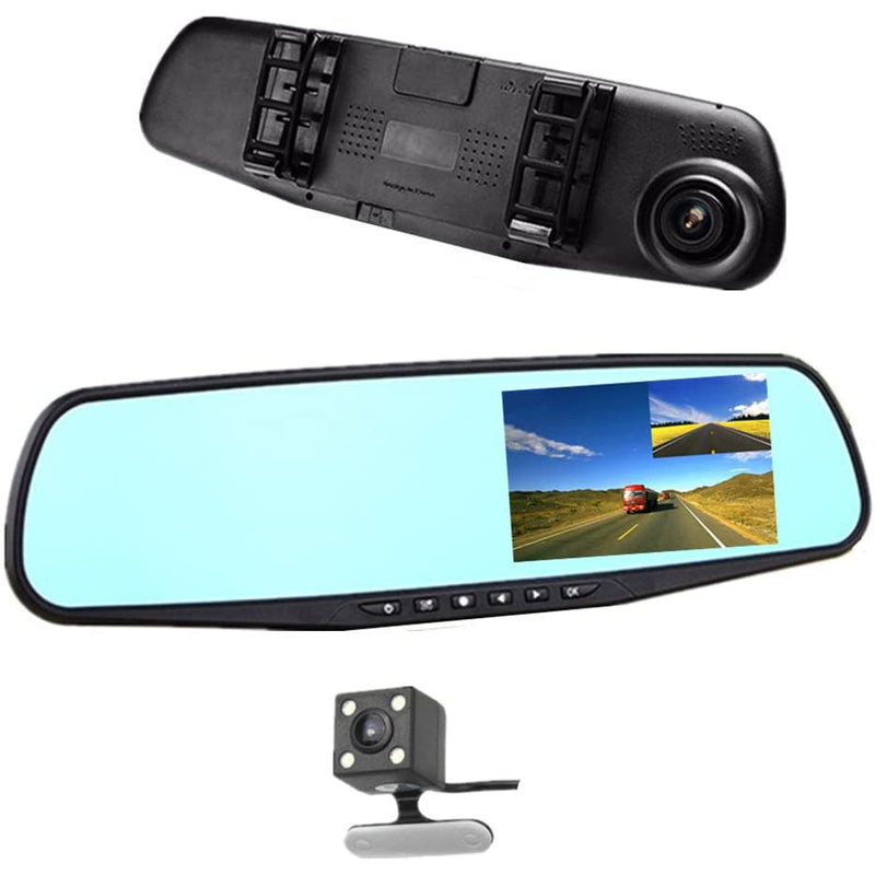 Car DVR Rear View Mirror Video Recorder Automotive - DailySale