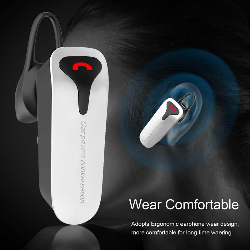 Car FM Transmitter with Wireless Earpiece 2 USB Charge Ports Automotive - DailySale