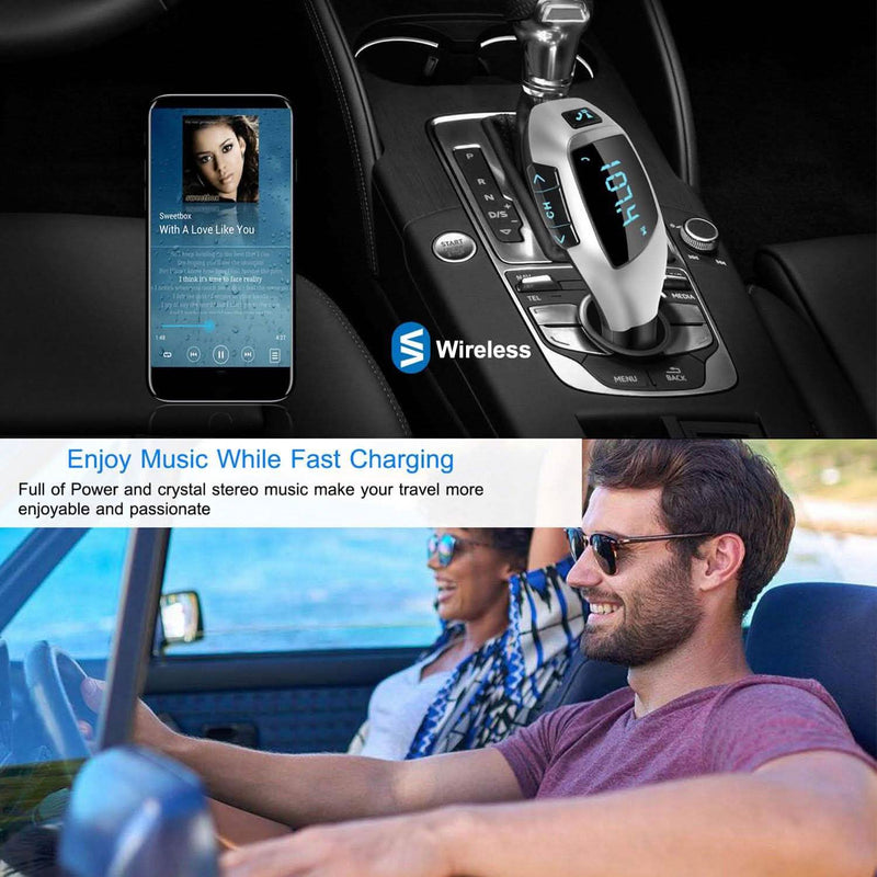 Car FM Wireless Transmitter USB Charge Automotive - DailySale