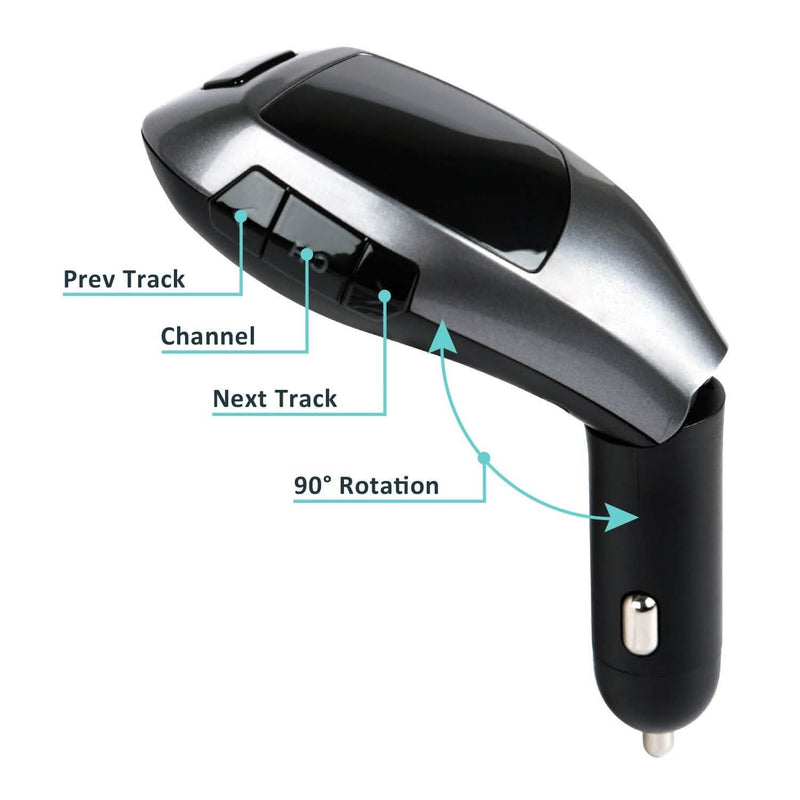 Car FM Wireless Transmitter USB Charge Automotive - DailySale