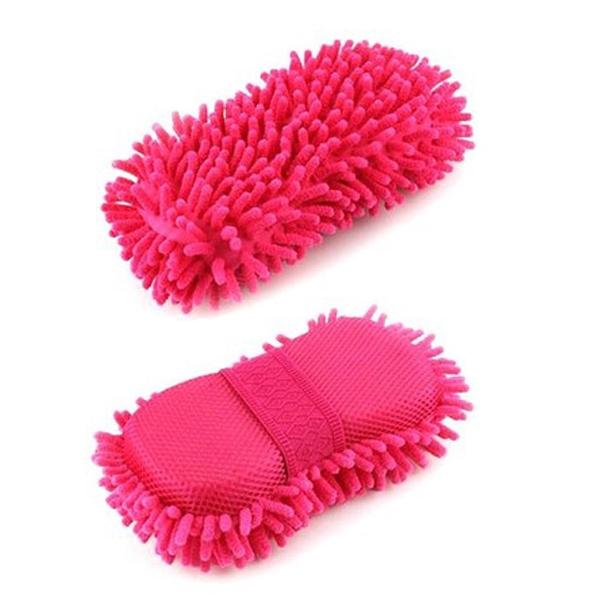 Car Hand Soft Towel Microfiber Chenille Washing Gloves Coral Fleece Gloves Auto Automotive - DailySale