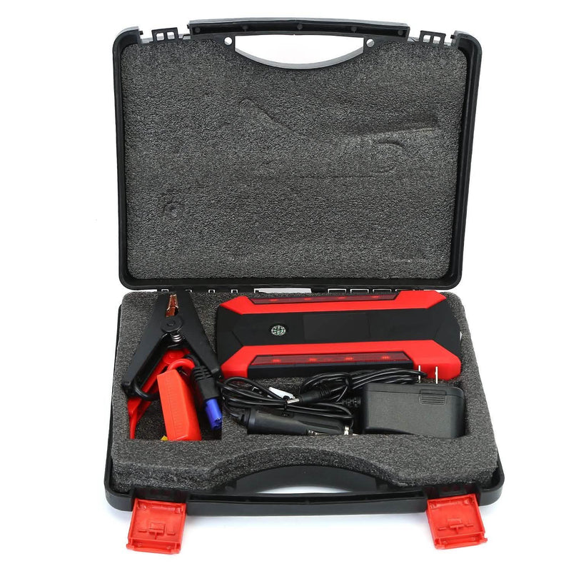 Car Jump Starter Booster with LCD Screen 4 Modes LED Flashlight Automotive - DailySale