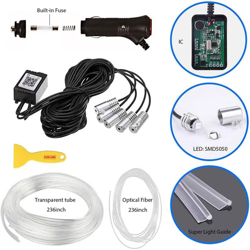 Car LED Strip Ambient Light Kit Automotive - DailySale
