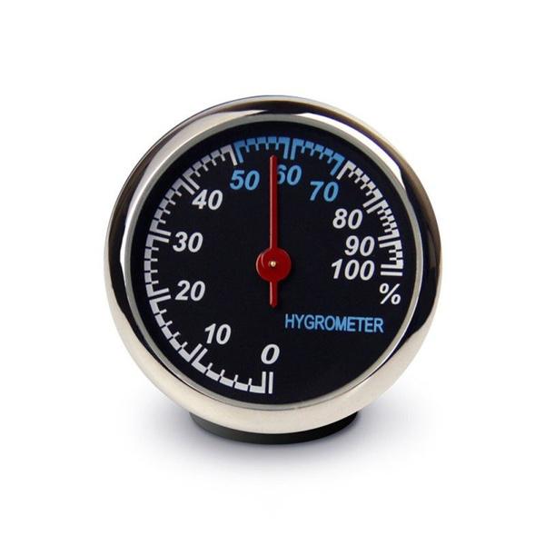 Car Mini Watch Clock Hygrometer Thermometer Automotive Hygrometer - DailySale