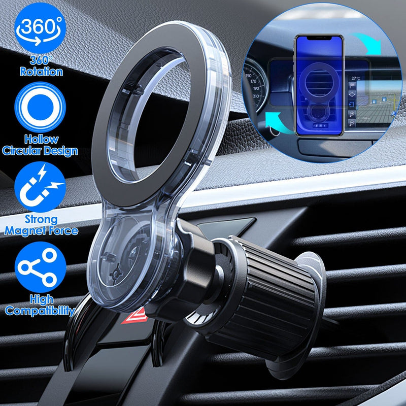 Car Mount Magnetic Phone Holder For Car 360° Rotation Automotive - DailySale