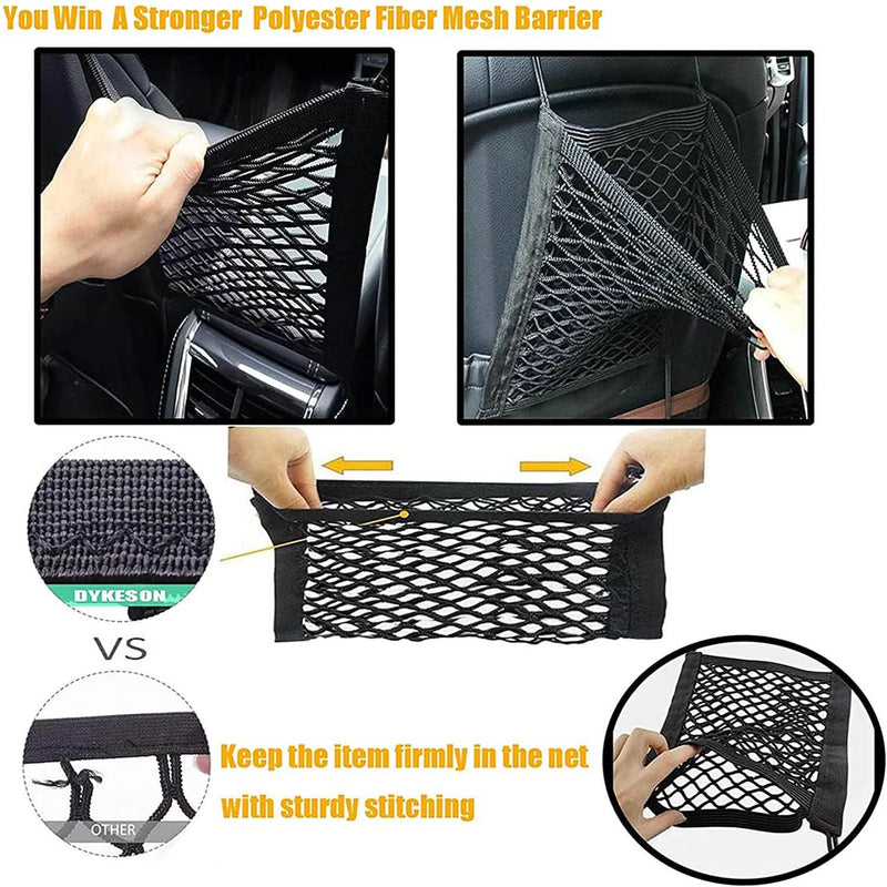 Installation instructions for Car Pet Barrier Mesh Organizer