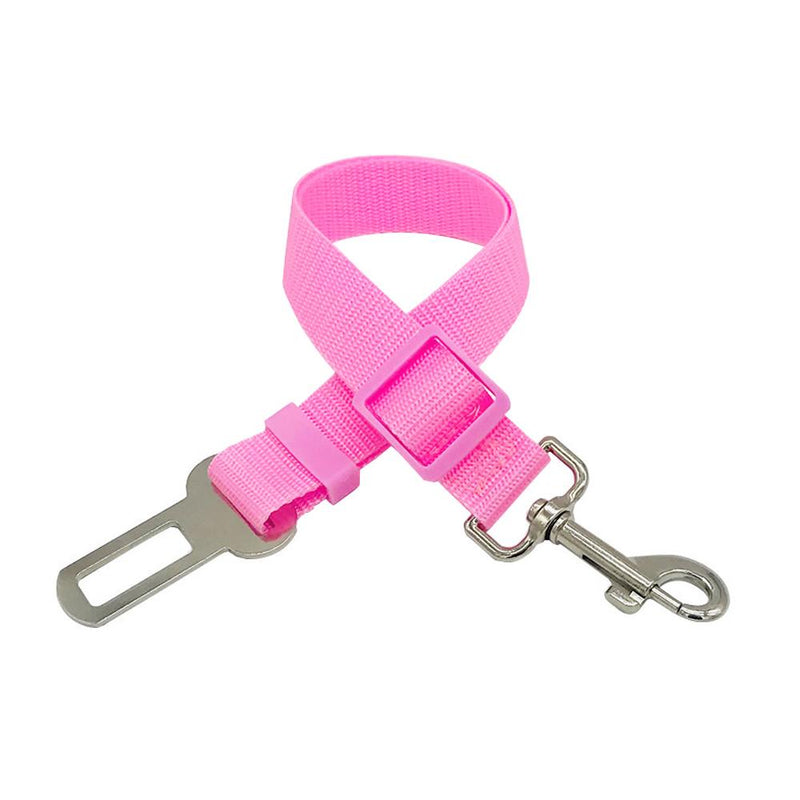 Car Pet Safety Seat Belt Pet Supplies Pink - DailySale