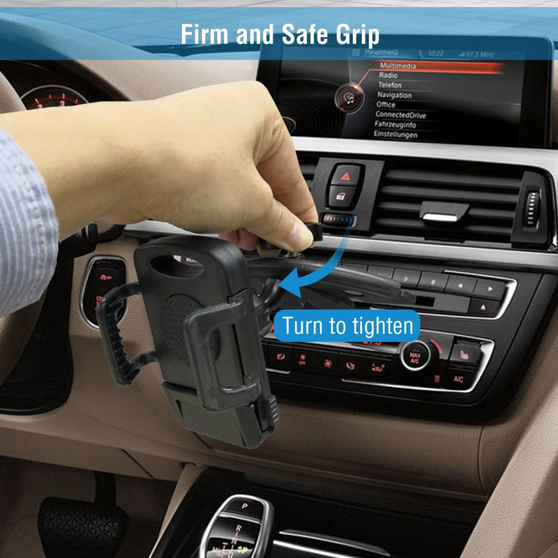 Car Phone Holder CD Slot Phone Mount 360 Rotatable Automotive - DailySale
