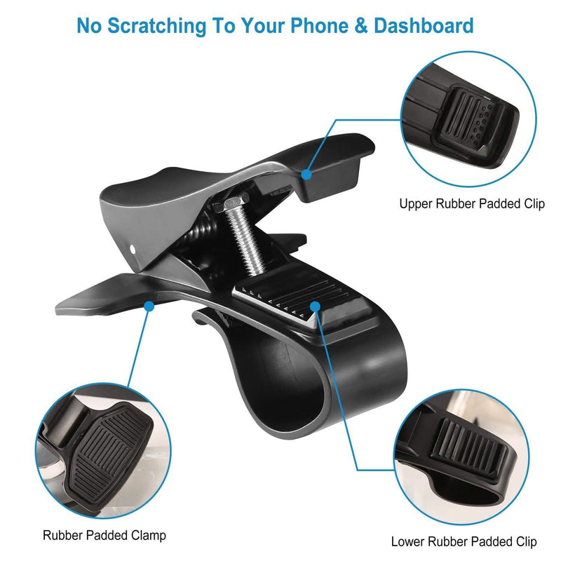 Car Phone Mount Non-Slip Dashboard Phone Holder Automotive - DailySale