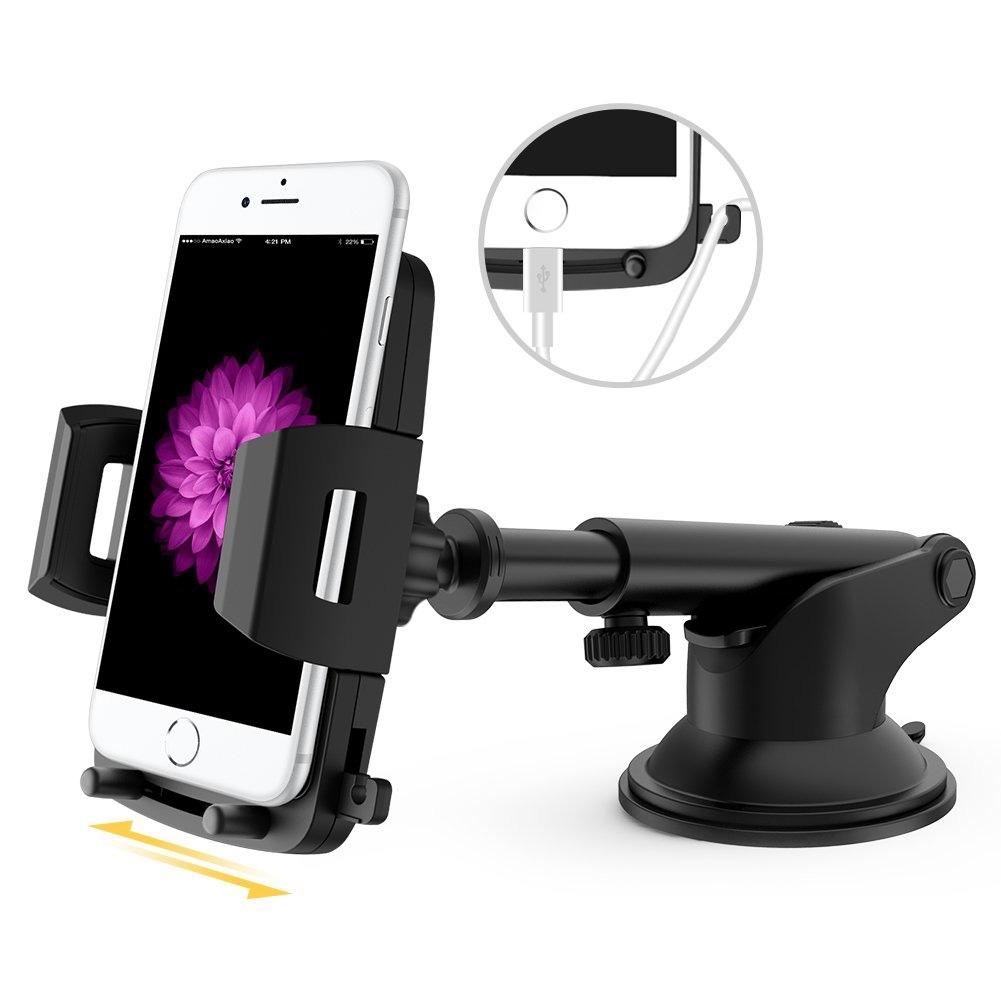 Car Phone Mount, VUP Windshield Phone Holder Car Mount