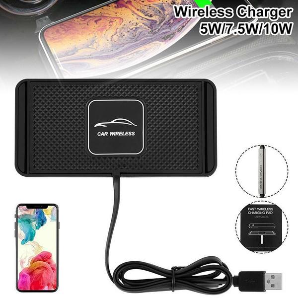 Car QI Wireless Phone Charger Non Slip Pad Mat Fast Charging Automotive - DailySale