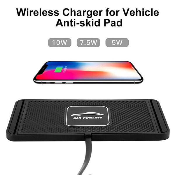 Car QI Wireless Phone Charger Non Slip Pad Mat Fast Charging Automotive - DailySale