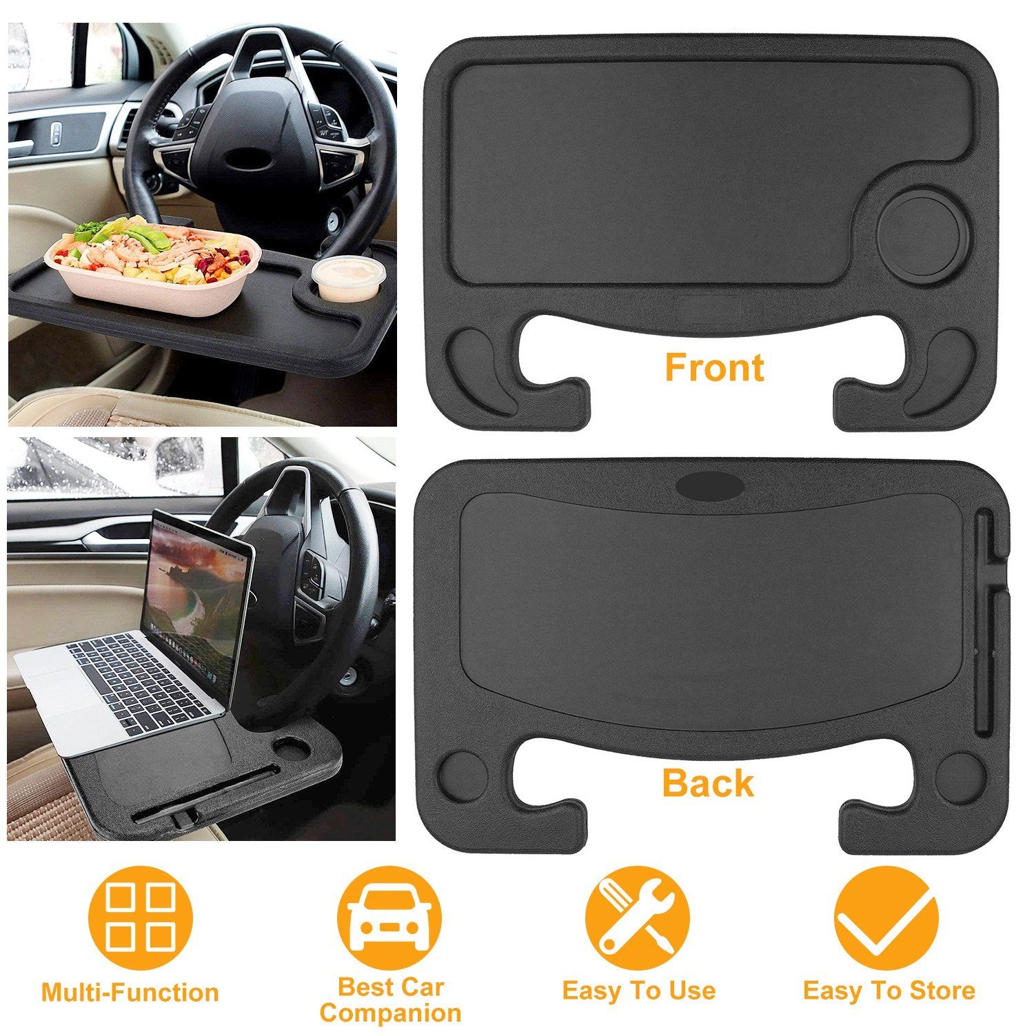 Car Steering Wheel Tray Automotive - DailySale