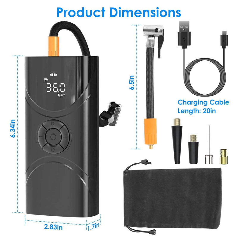 Car Tire Inflator Pump Automotive - DailySale