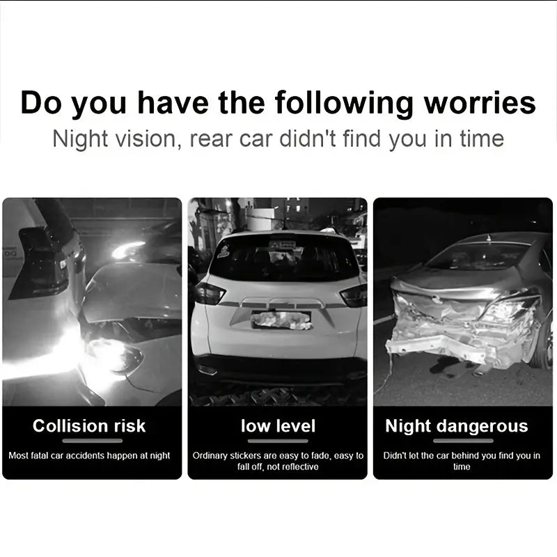 Car Truck Bumper Safety Reflective Warning Strip Stickers Automotive - DailySale