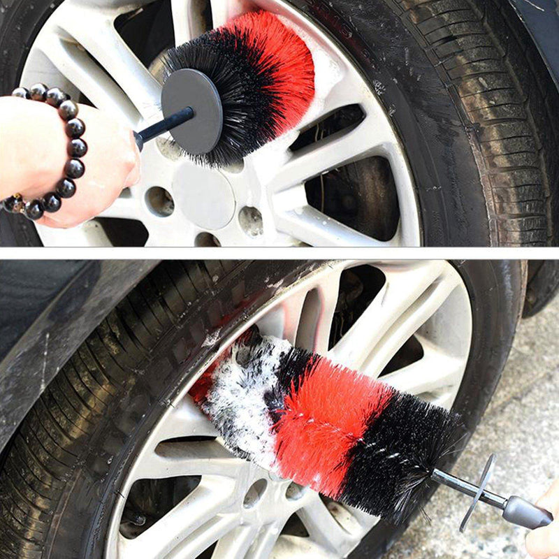 Car Wheel Brush Rims Tire Seat Engine Wash Cleaning Tool Automotive - DailySale