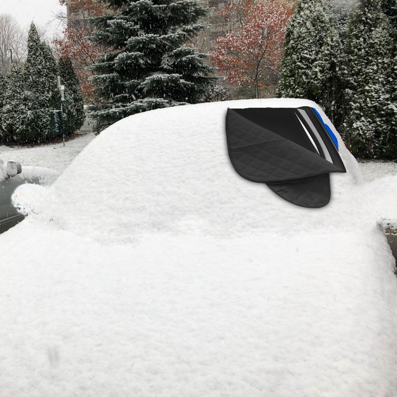 Car Windshield Snow Cover Windproof Magnetic Car Windscreen Cover Automotive - DailySale