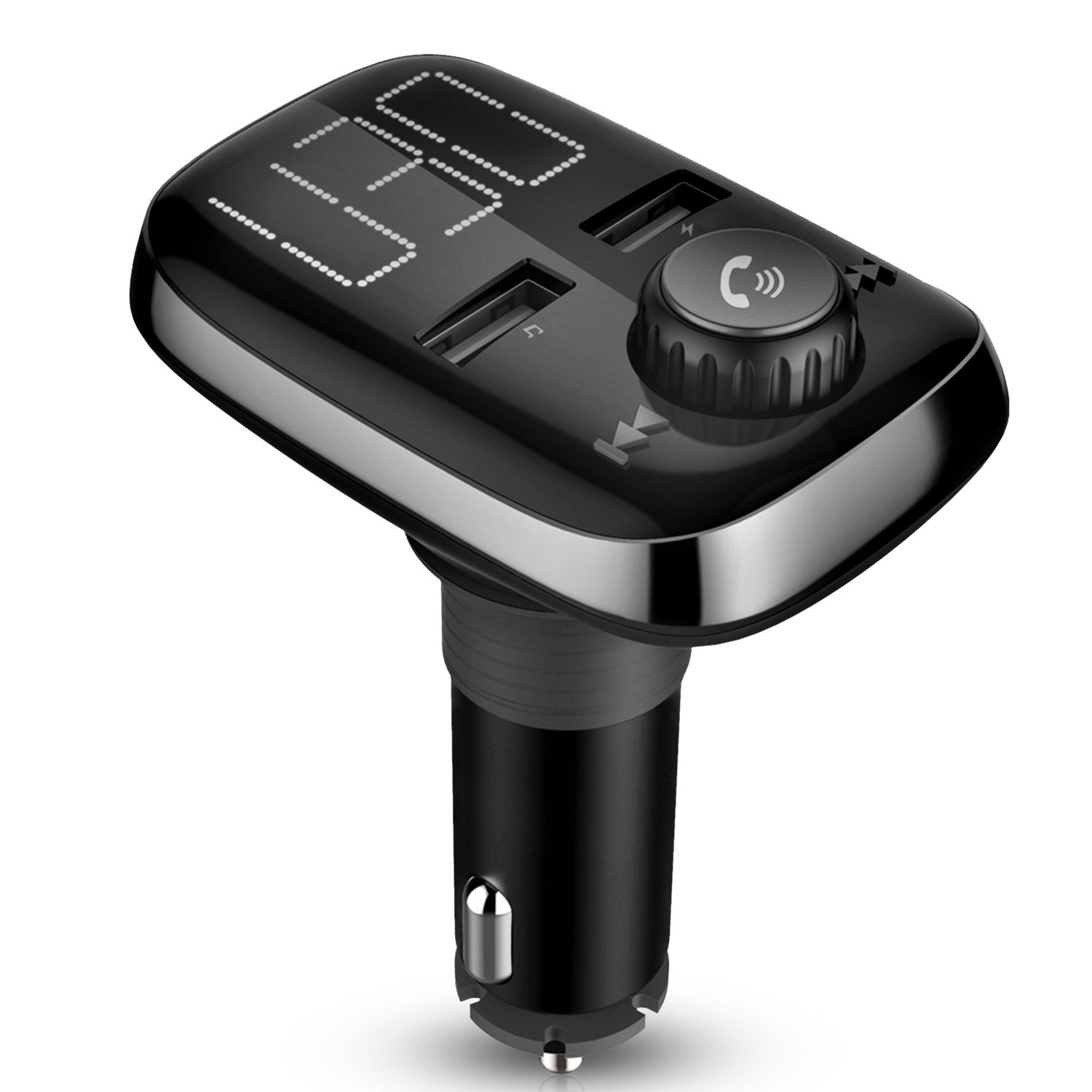 Car Wireless FM Transmitter Dual USB Charger Automotive - DailySale