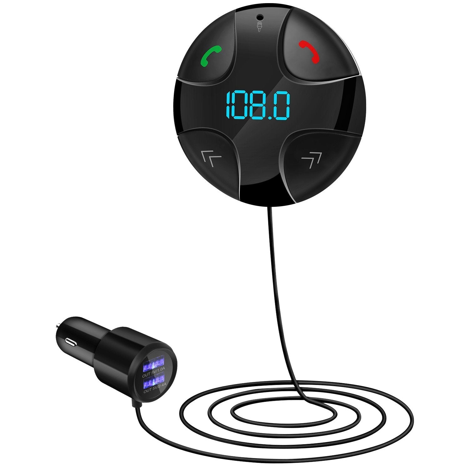 Car Wireless FM Transmitter V4 .2 Car MP3 Player Automotive - DailySale