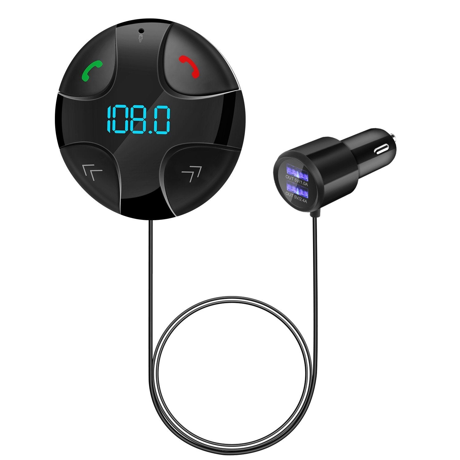 Car Wireless FM Transmitter V4 .2 Car MP3 Player Automotive - DailySale