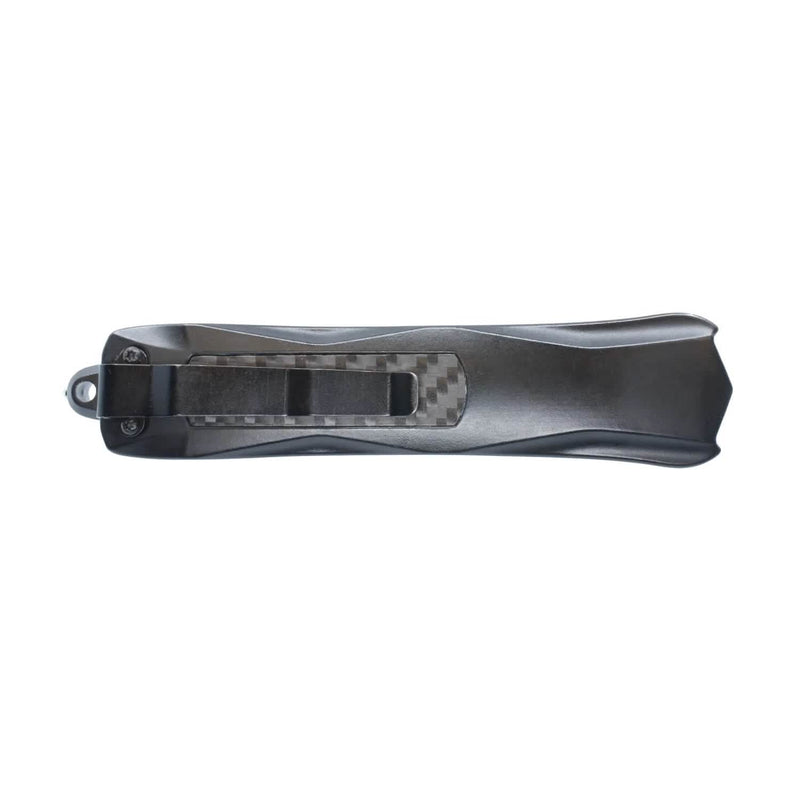 Carbon Fiber Automatic OTF Knife with Belt Clip Tactical - DailySale