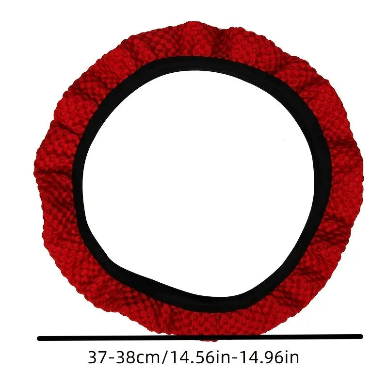 Carbon Fiber Sports Steering Wheel Cover Automotive - DailySale