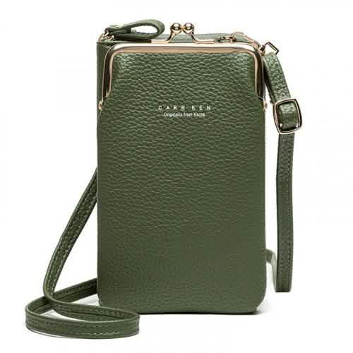 CARR KEN Multi-Function Fashion Girl Purse Women's Shoes & Accessories Green - DailySale