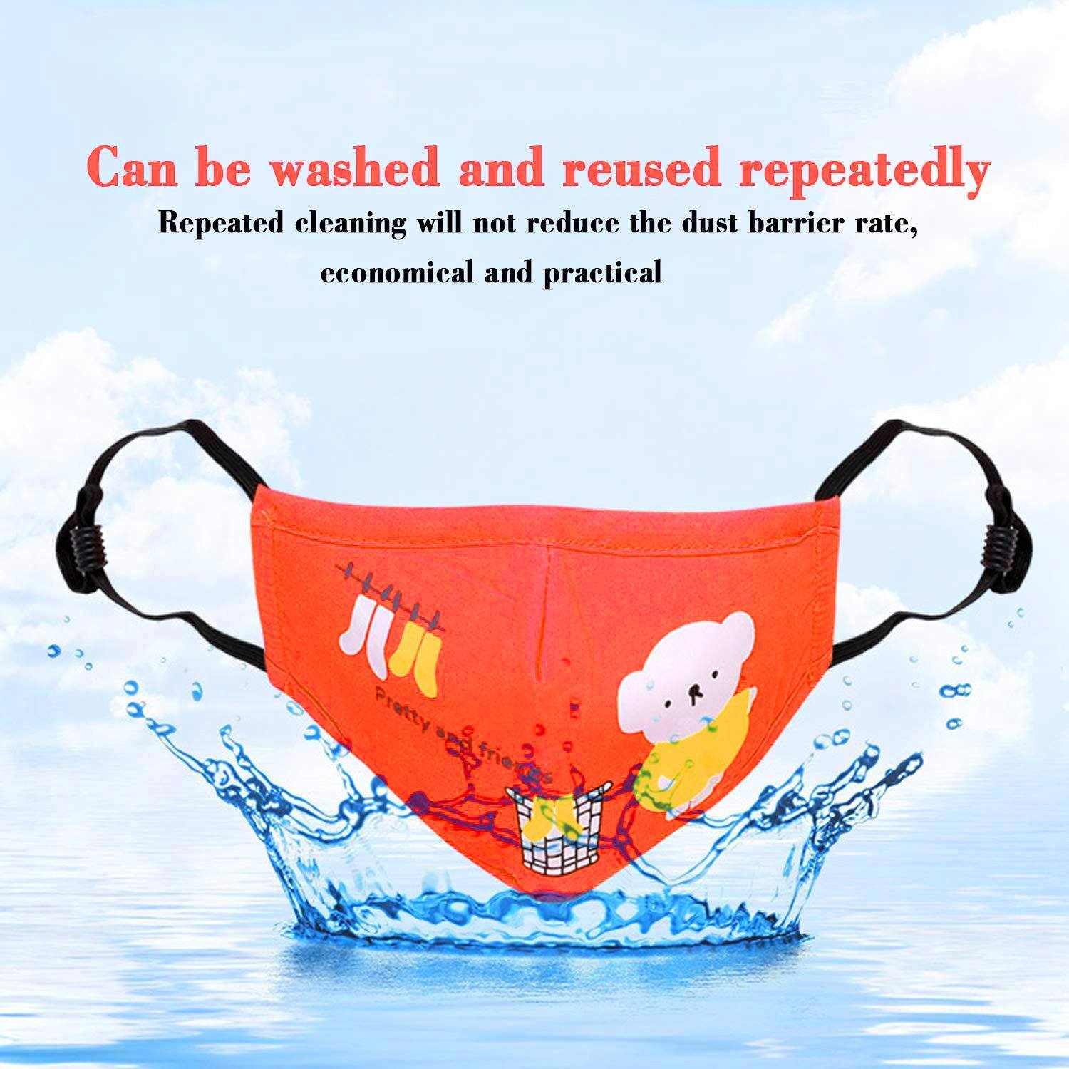 Cartoon Bears Cotton Dustproof for Children Face Masks & PPE - DailySale