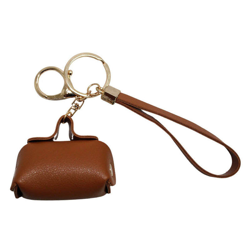 Cartoon Cute Silicone Keychain Women Bag Charm Pendant Key Ring Bags & Travel Brown - DailySale