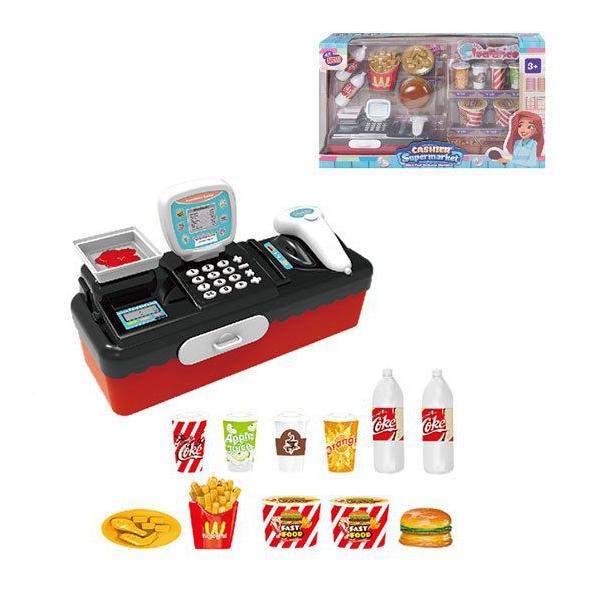Cash Register for Kids with Play Food Toys & Games - DailySale