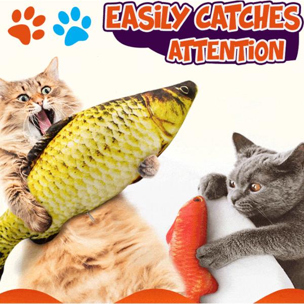 Cat Kicker Fish Toy - DailySale