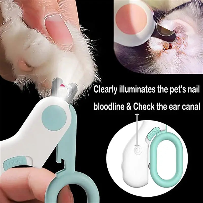 Cat Nail Clipper with LED Light Pet Supplies - DailySale