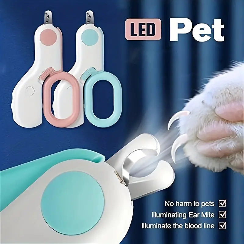 Cat Nail Clipper with LED Light Pet Supplies - DailySale