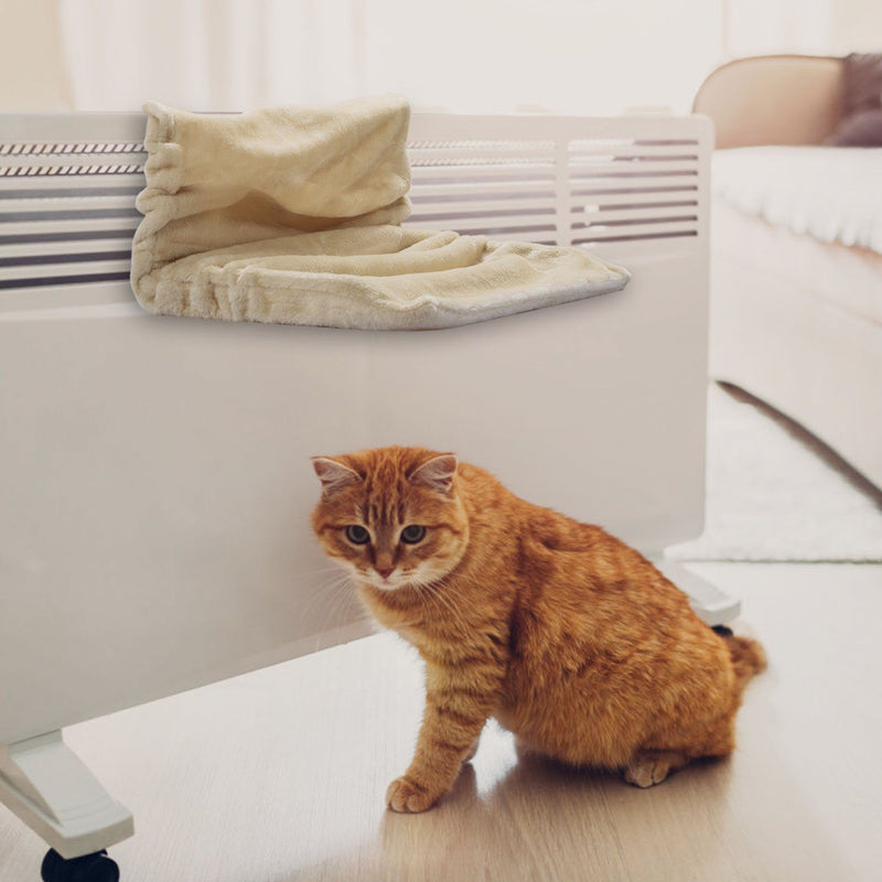 Cat Radiator Bed Pet Hammock Hanging Mat Blanket with Metal Frame Pet Supplies - DailySale