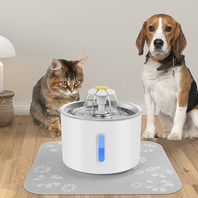 Cat Water Fountain 2.4L Automatic Pet Fountain Pet Supplies - DailySale