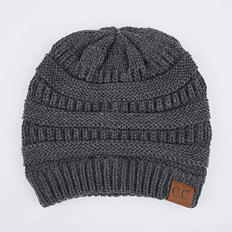 C.C. Women's Knit Beanie Hat - Color: Charcoal Women's Apparel - DailySale