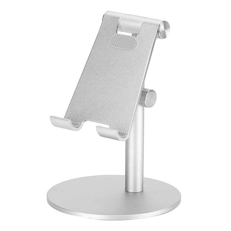 Cellphone Stand Universal No-Slip Aluminum Alloy Thick Case Friendly Mobile Accessories Silver - DailySale