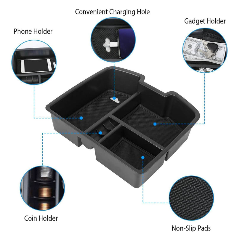 Center Console Storage Box Armrest Organizer Automotive - DailySale