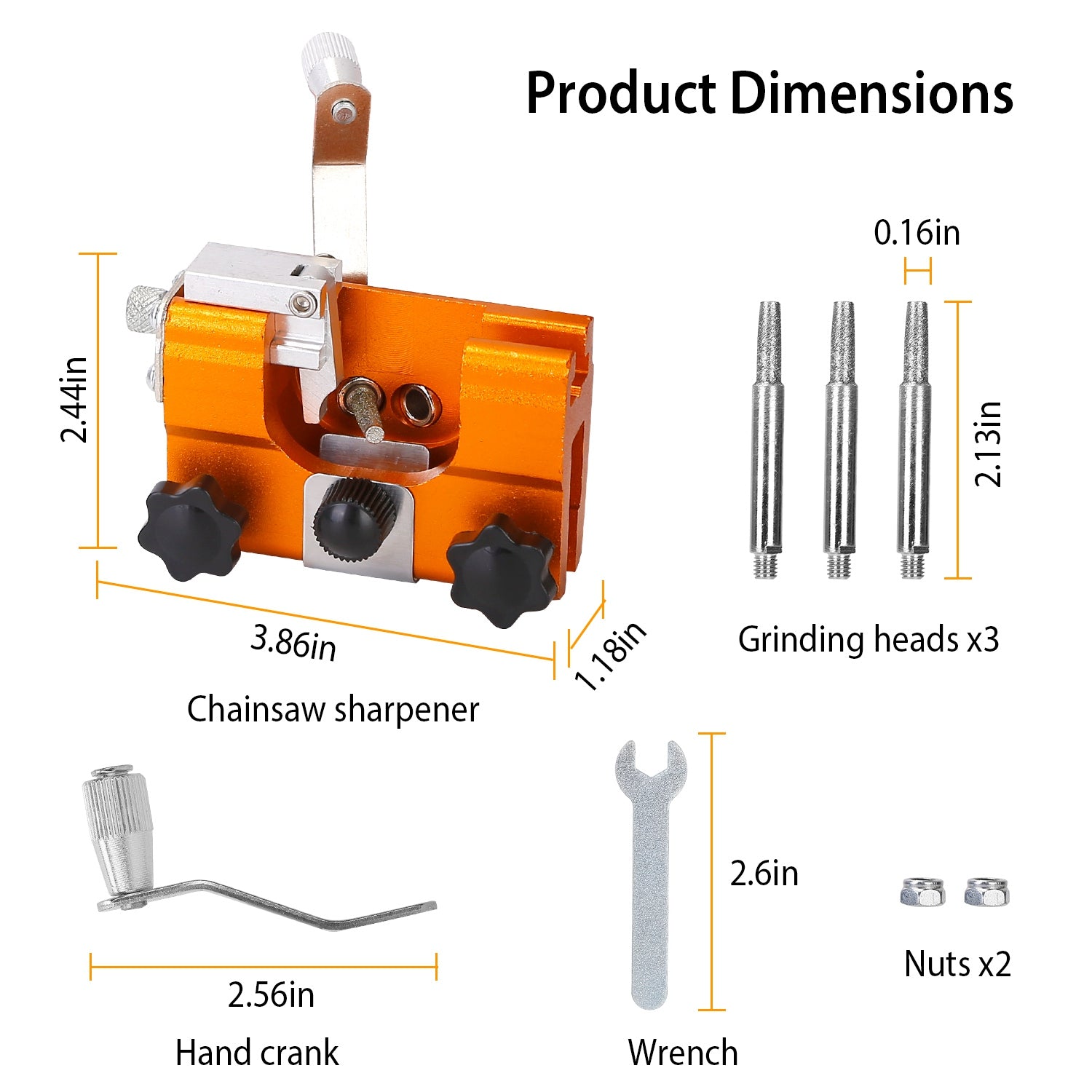 Chainsaw Chain Sharpening Jig Universal Home Improvement - DailySale