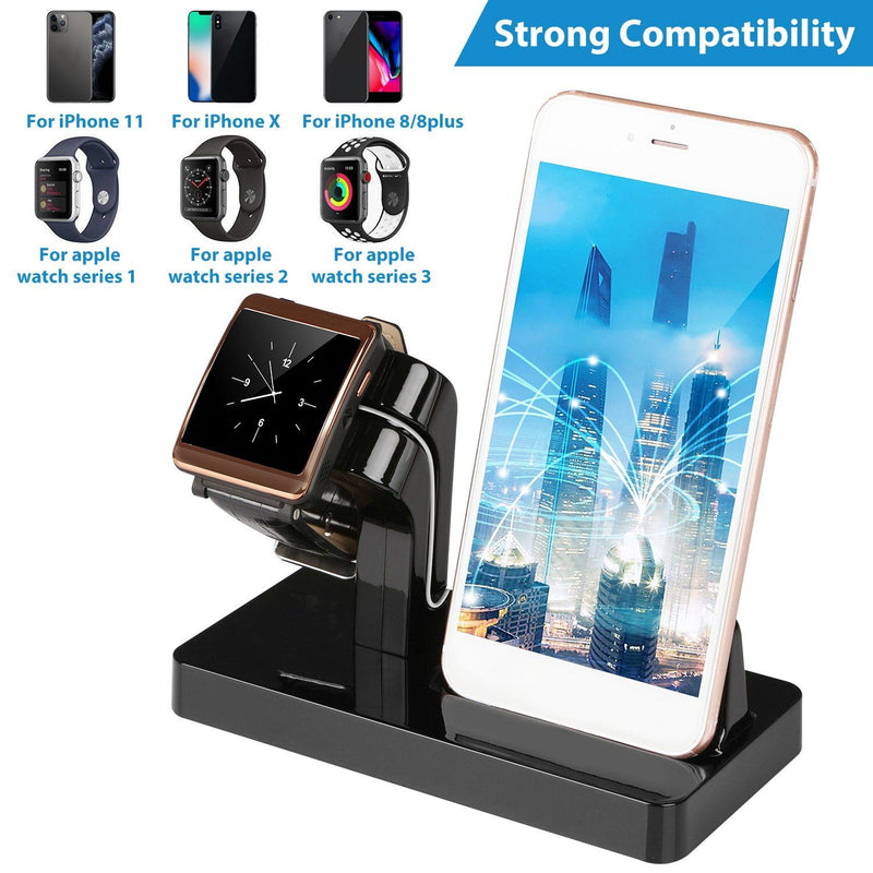 Charging Stand Dock Holder for iPhone and Apple Watch Mobile Accessories - DailySale