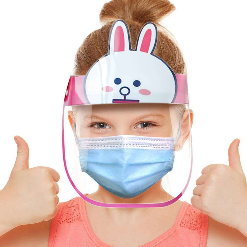 Children's Protective Face Shield Face Masks & PPE Rabbit - DailySale